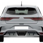 2018 Renault Megane RS Patent Image Rear View