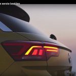 VW T-ROC taillight production vehicle teaser