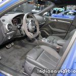 2017 Audi RS 3 Sportback interior at the IAA 2017