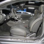2017 Mercedes-AMG S 63 Coupe (facelift) front seats at the IAA 2017 second image