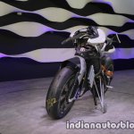 Yamaha Motoroid concept front three quarters right side at 2017 Tokyo Motor Show