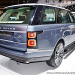 2018 Range Rover at Dubai Motor Show 2017 rear angle