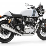 Royal Enfield Continental GT 650 Twin White press shot rear right quarter