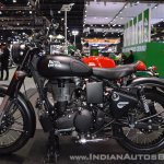 Royal Enfield Classic 500 Stealth Black left side at 2017 Thai Motor Expo