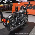 Royal Enfield Classic 500 Stealth Black rear right quarter at 2017 Thai Motor Expo