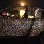 2018 Mahindra XUV500 (facelift) left side spy shot