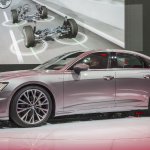 2018 Audi A6 front three quarters left side at 2018 Geneva Motor Show