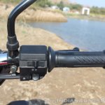 2018 Bajaj Discover 110 right switchgear first ride review