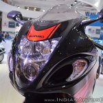 2018 Suzuki Hayabusa Black headlight at 2018 Auto Expo