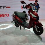 Hero Duet 125 front right quarter at 2018 Auto Expo