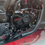 Honda X-Blade Black engine at 2018 Auto Expo