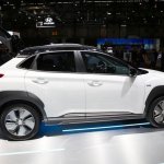 Hyundai Kona Electric profile at 2018 Geneva Motor Show