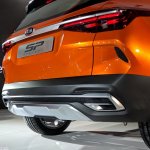 Kia SP Concept  rear fascia at Auto Expo 2018