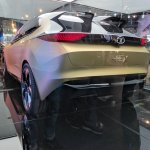 Tata 45X concept rear three quarters left side at Auto Expo 2018