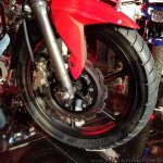 2018 TVS Apache RTR 160 4V India launch Red front brake