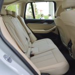 2018 BMW X3 Mineral White rear seats