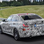 2019 BMW 3 Series prototype rear quarters