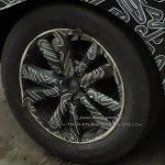 Indian-spec Nissan Kicks wheel spy shot