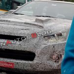 2019 Isuzu D Max V Cross Facelift Front Fascia Spy