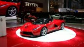 La Ferrari Geneva motor show live front quarter