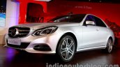 Front three quarter angle of the 2014 Mercedes E Class