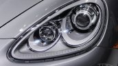 2014 Porsche Cayenne Platinum Edition headlamp at NAIAS 2014