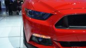 2015 Ford Mustang GT red headlamp and foglamp at NAIAS 2014
