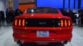 2015 Ford Mustang GT red rear view at NAIAS 2014