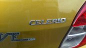 Maruti Celerio demo car spyshot badges