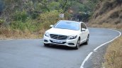 2014 Mercedes S Class review tracking shot