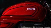 Auto Expo 2014 Hero Splendor Pro Classic Cafe Racer tank