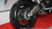 Honda CBR650F rear wheel at Auto Expo 2014