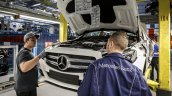 Mercedes-Benz C-Class Bremen plant inauguration grille check press shot