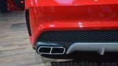 Mercedes CLA 45 AMG exhaust tip at Auto Expo 2014