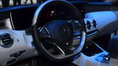 Mercedes S-Class Coupe steering wheel at Geneva Motor Show