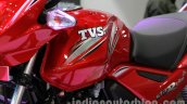 TVS Star City+ fuel tank and cowl at Auto Expo 2014