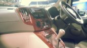 Updated Nissan Evalia Auto Expo 2014 wooden center console