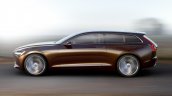 Volvo Concept Estate side view in motion