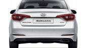2015 Hyundai Sonata press shot rear
