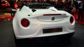 Alfa Romeo 4C Spider rear profile - Geneva Live