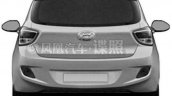 Hyundai Grand i10 rear patent in China