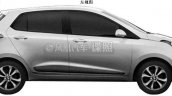 Hyundai Grand i10 side patent in China