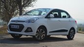 Hyundai Xcent Review front side