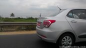 Hyundai Xcent taillight spy shot