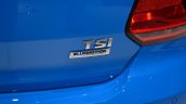 VW Polo TSI BlueMotion badge - Geneva Live