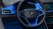 VW T-ROC SUV concept steering wheel Geneva live