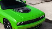 2015 Dodge Challenger hood press shot