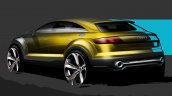 Audi compact SUV concept Beijing sketch rear