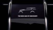 Land Rover Discovery Vision Concept press screen