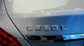 Mercedes C-Class long wheelbase badge at Auto China 2014